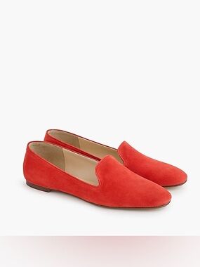 J Crew Suede Smoking slippers Slip-On Loafers